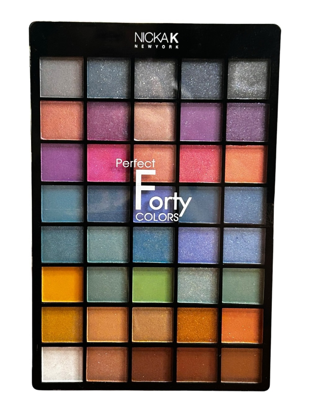 💟Nicka K New York Perfect Forty Colors Eyeshadow Palette - Festival (40 Shades)
